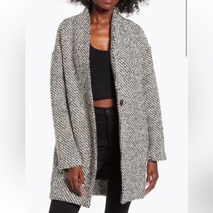 Blank NYC tweed coat. Medium